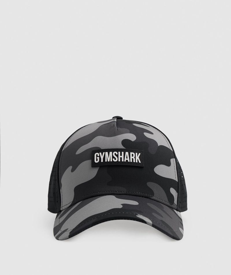 Men\'s Gymshark Trucker Caps Grey | USA  2843-FSJKP