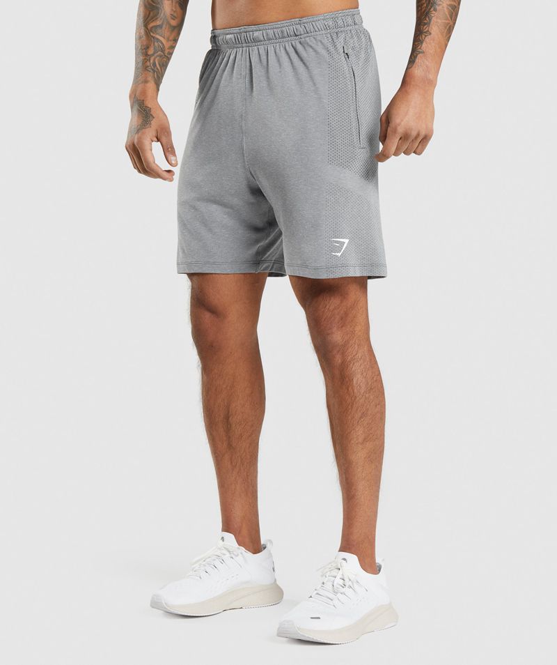 Men\'s Gymshark Vital Light Shorts Grey | USA  1079-MZSCB