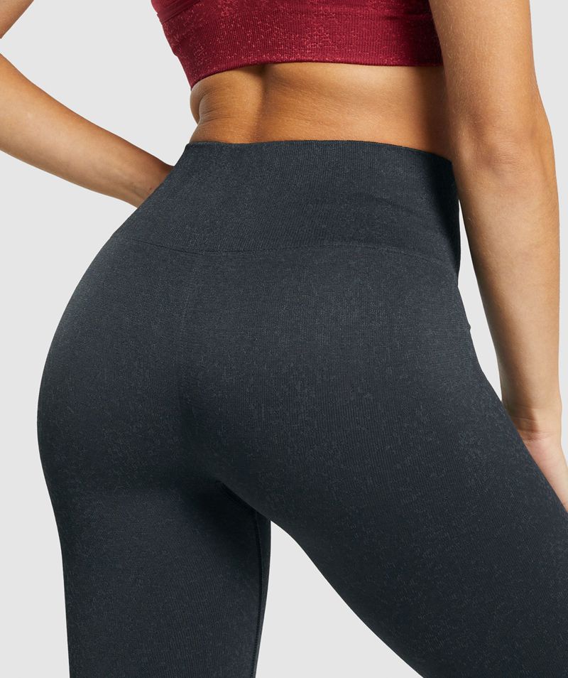 Women's Gymshark Adapt Fleck Seamless Leggings Black | USA  2698-LPVSY