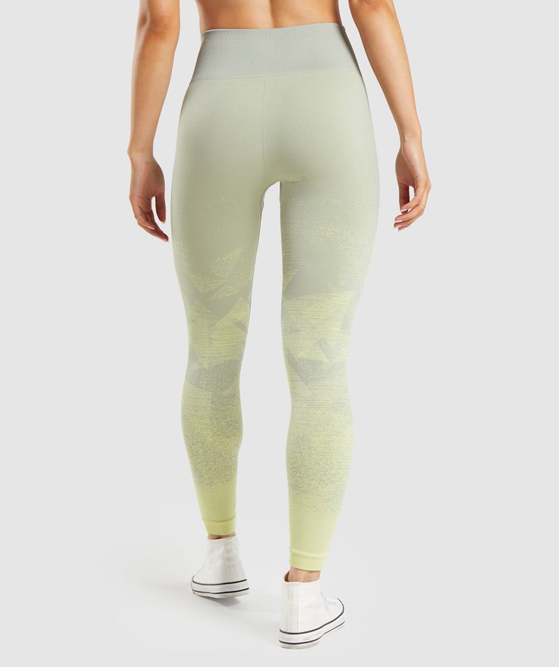 Women's Gymshark Adapt Ombre Seamless Leggings Grey | USA  3205-NGXMC