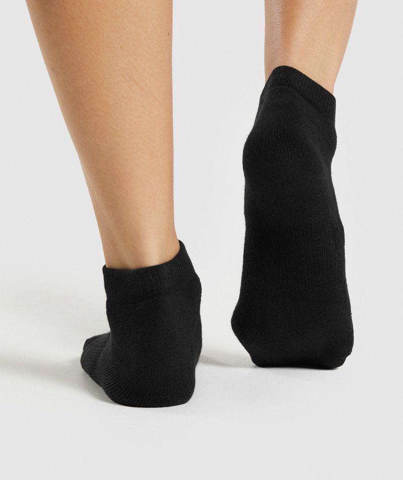 Women's Gymshark Ankle 3pk Socks Black | USA  7564-ATFWI