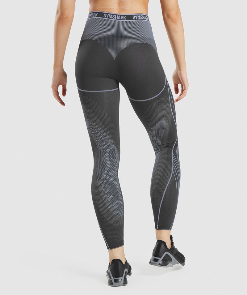 Women's Gymshark Apex Seamless High Rise Leggings Grey | USA  5682-HILCY