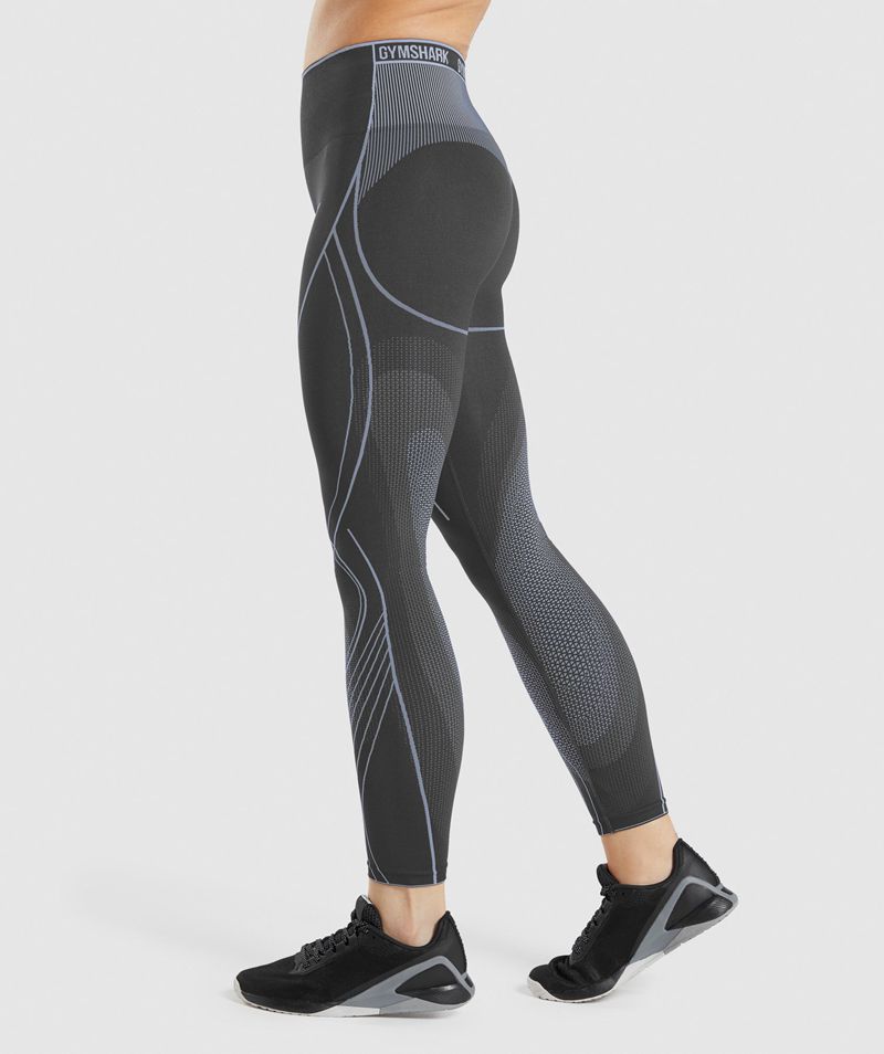 Women's Gymshark Apex Seamless High Rise Leggings Grey | USA  5682-HILCY