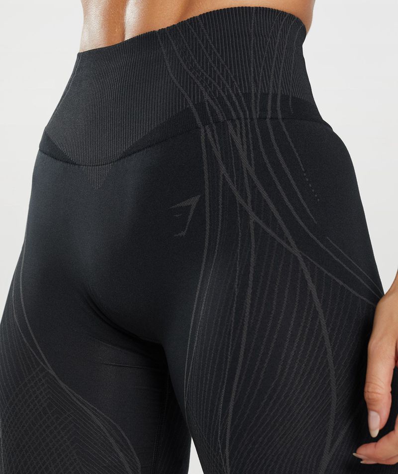 Women's Gymshark Apex Seamless Shorts Black | USA  9416-BAYCS