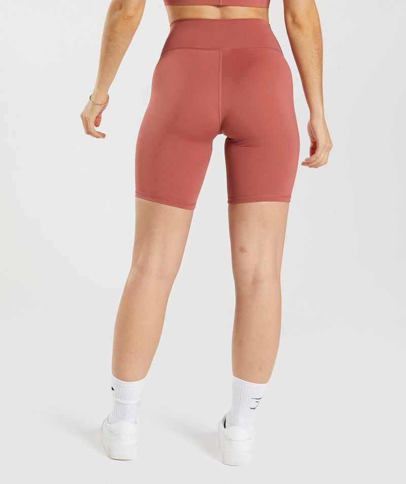 Women's Gymshark Elevate Cycling Shorts Rose | USA  6305-SNBIG