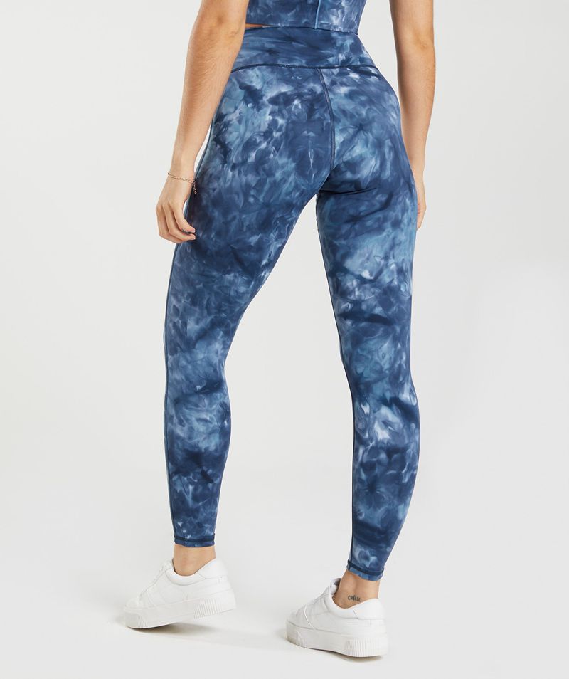 Women's Gymshark Elevate Leggings Blue | USA  9465-NMDVL