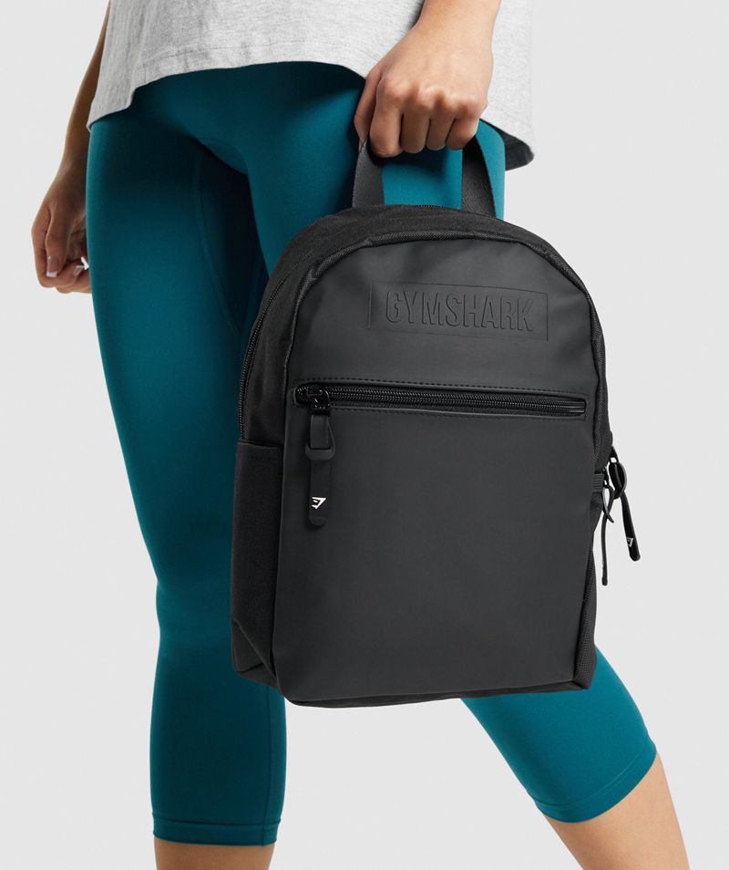 Women's Gymshark Everyday Mini Backpack Black | USA  7568-HSCLQ