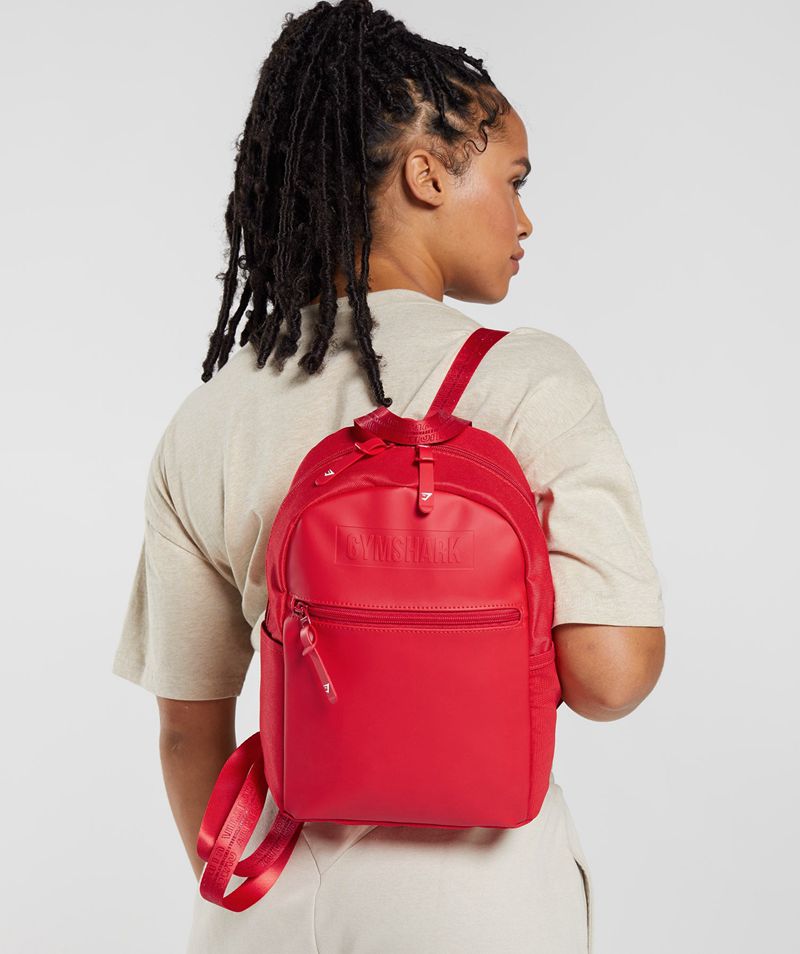 Women's Gymshark Everyday Mini Backpack Red | USA  9854-OMXAK