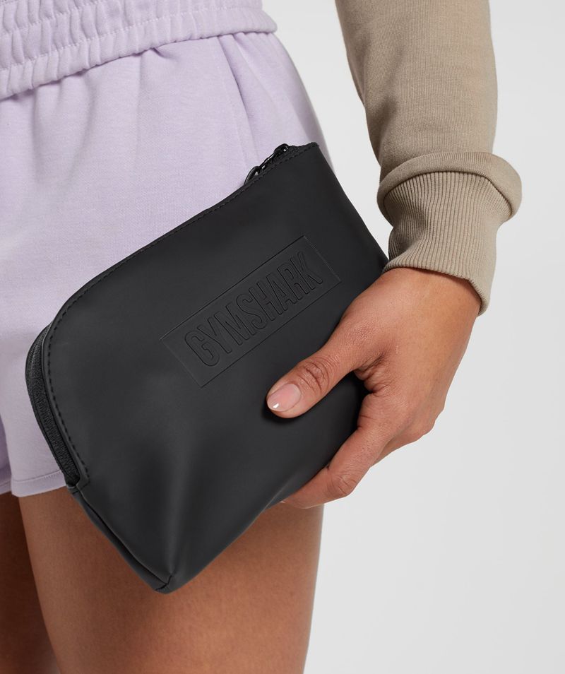 Women's Gymshark Everyday Wash Bags Black | USA  4867-LKRUI