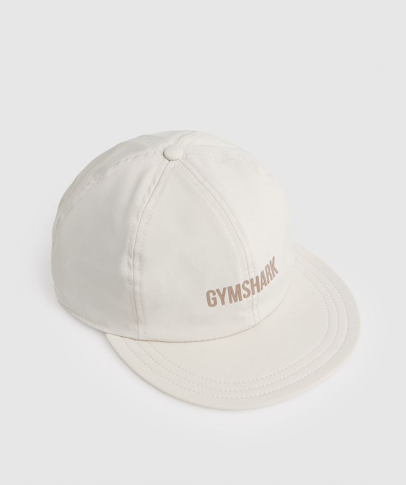 Women's Gymshark Flat Peak Caps Grey | USA  9512-TPFGJ