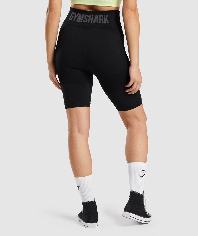 Women's Gymshark Flex Cycling Shorts Black | USA  9230-FRWGJ