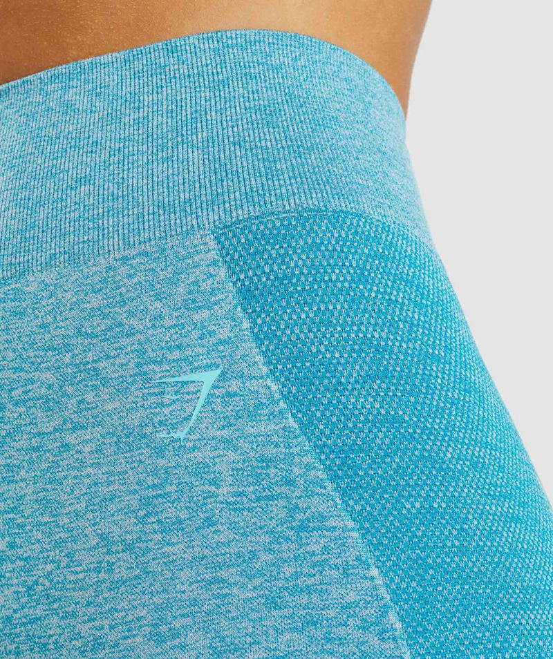 Women's Gymshark Flex Cycling Shorts Blue | USA  1465-PUOAS