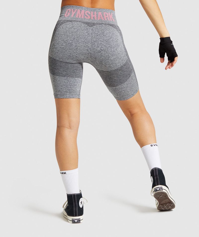 Women's Gymshark Flex Cycling Shorts Grey | USA  1903-ADZTB