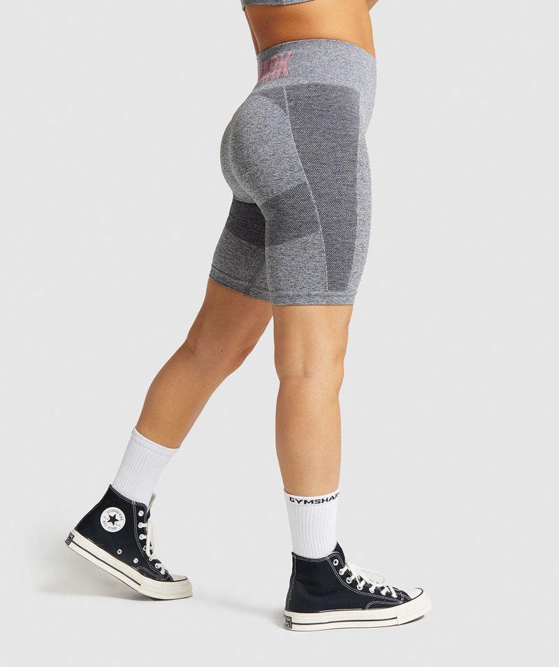 Women's Gymshark Flex Cycling Shorts Grey | USA  1903-ADZTB