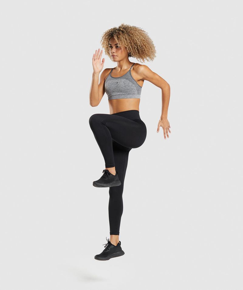 Women's Gymshark Flex High Waisted Leggings Black | USA  9703-NERUB