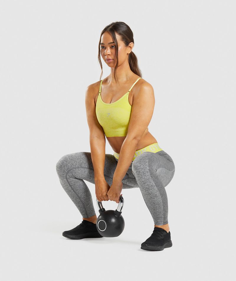 Women's Gymshark Flex Low Rise Leggings Grey | USA  3587-EWROT