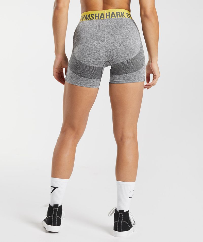 Women's Gymshark Flex Shorts Grey | USA  9204-RVTDE