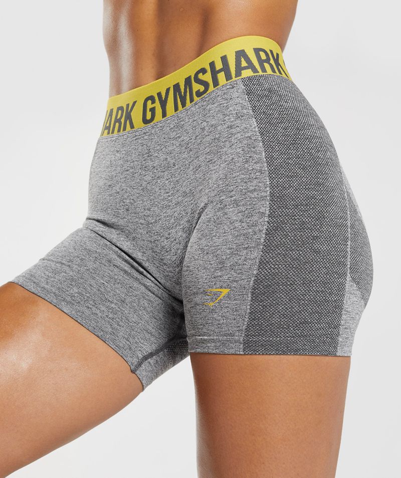 Women's Gymshark Flex Shorts Grey | USA  9204-RVTDE