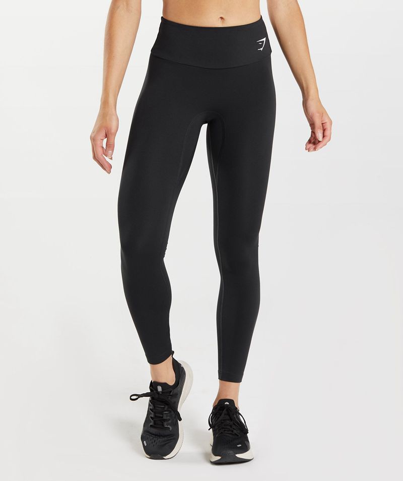 Women's Gymshark Fraction Leggings Black | USA  3721-BKQPG