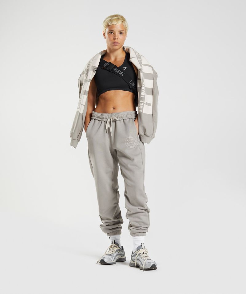 Women's Gymshark Gs10 Year Joggers Brown | USA  9501-ZRKAW