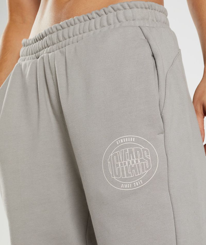 Women's Gymshark Gs10 Year Joggers Brown | USA  9501-ZRKAW