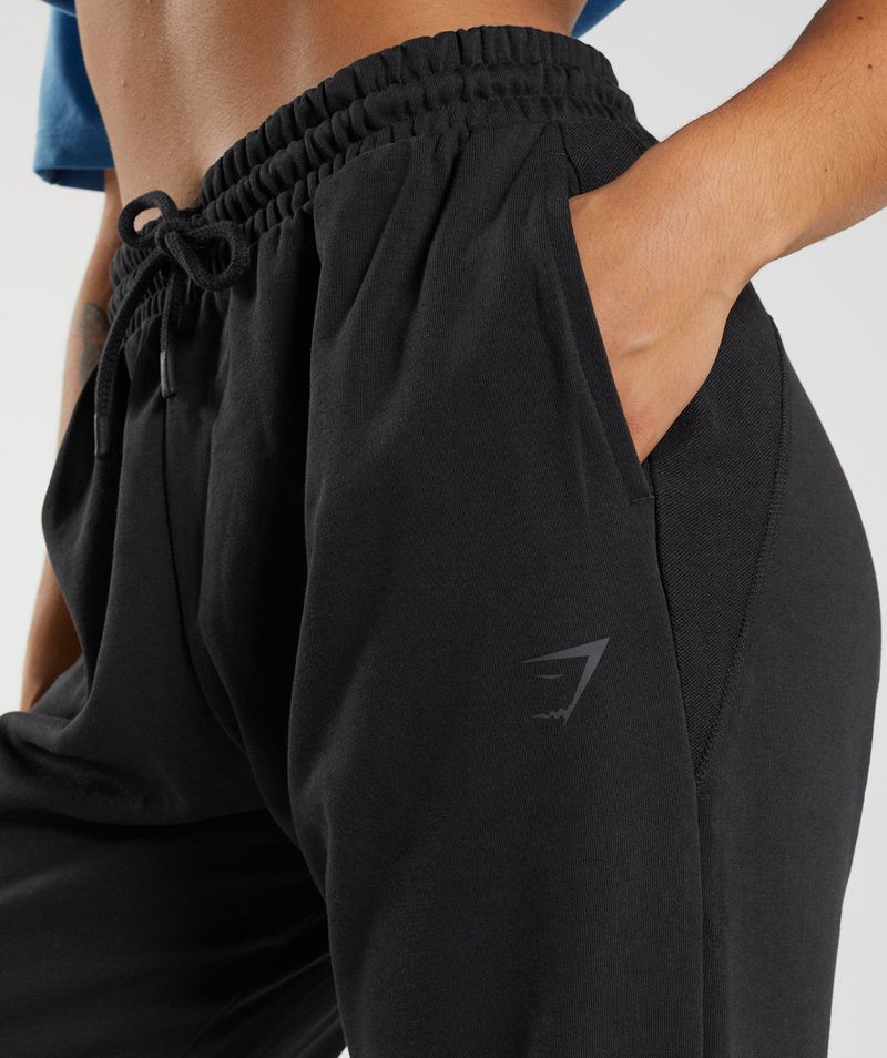 Women's Gymshark Gs Power Joggers Black | USA  8350-DNQAR