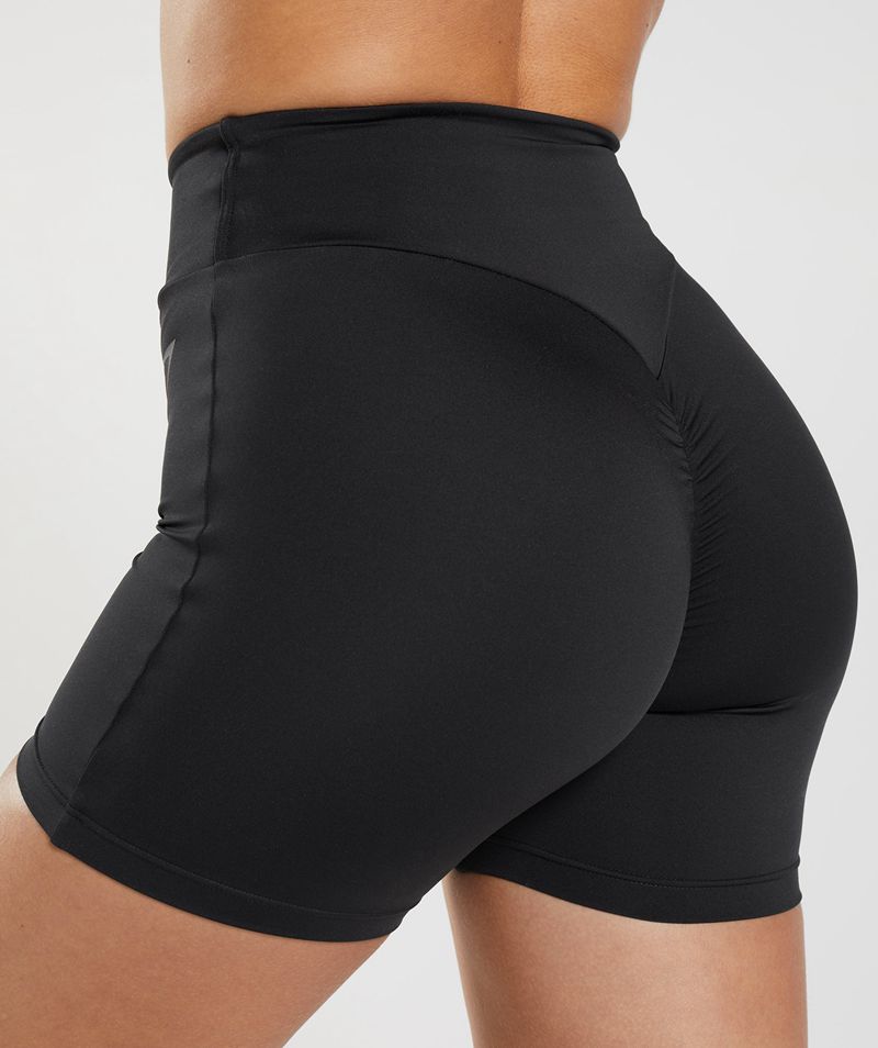 Women's Gymshark Gs Power Original Tight Shorts Black | USA  5817-XGWCH