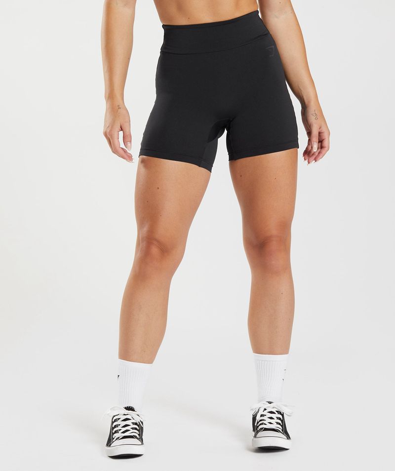 Women\'s Gymshark Gs Power Original Tight Shorts Black | USA  5817-XGWCH