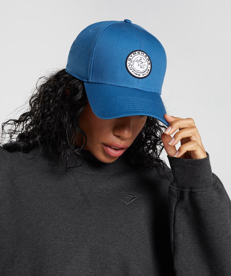 Women's Gymshark Legacy Caps Blue | USA  7128-YTLWJ