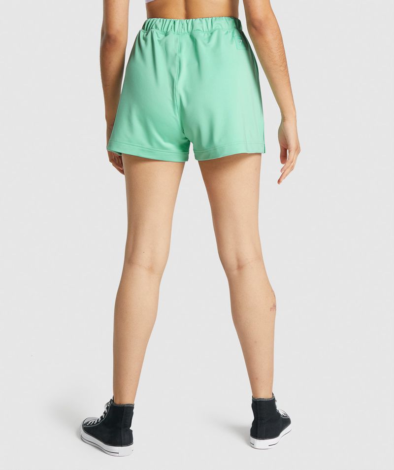 Women's Gymshark Recess Shorts Light Green | USA  3842-NLGSE