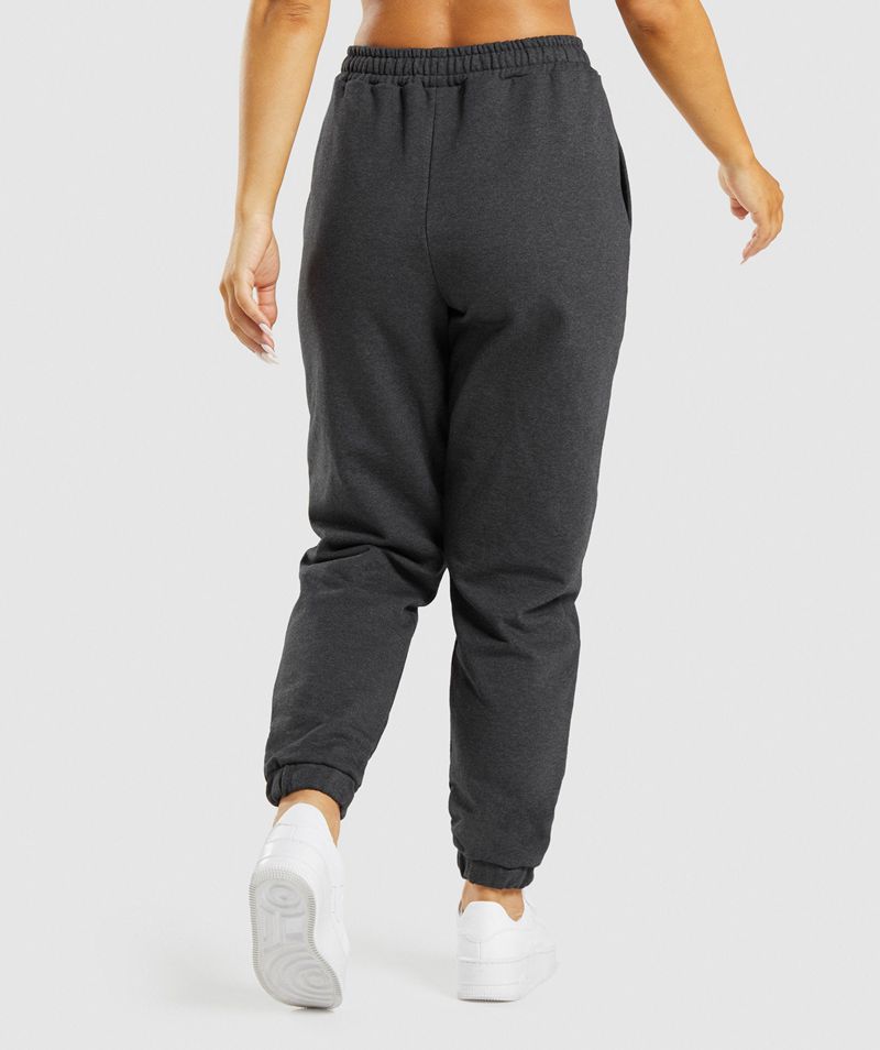 Women's Gymshark Rest Day Sweats Joggers Black | USA  1035-FGYOI