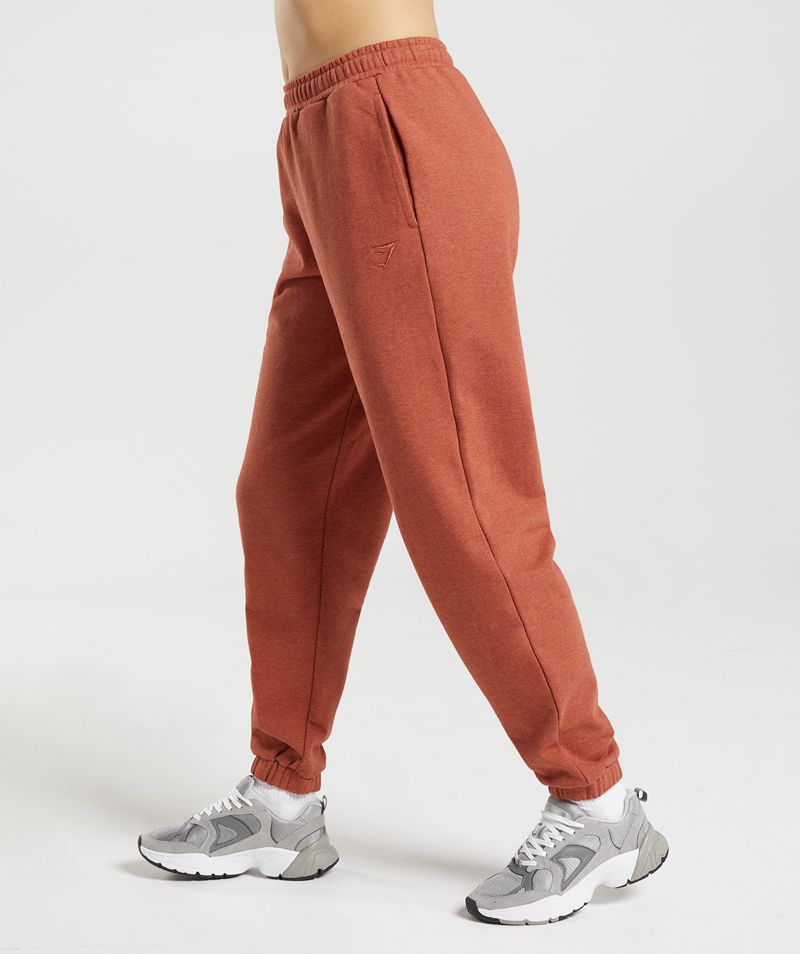 Women's Gymshark Rest Day Sweats Joggers Brown | USA  2601-TOLHJ