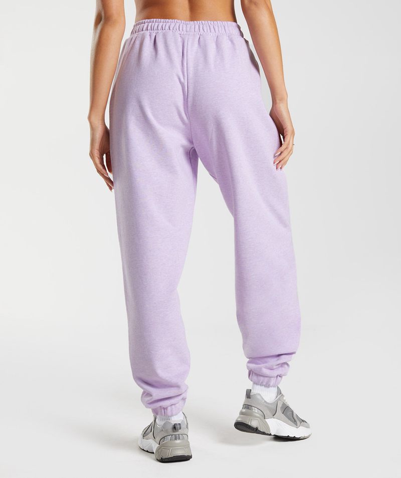 Women's Gymshark Rest Day Sweats Joggers Purple | USA  8357-MJKDB