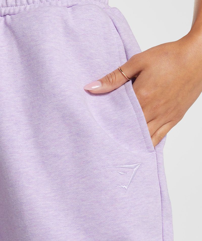 Women's Gymshark Rest Day Sweats Joggers Purple | USA  8357-MJKDB