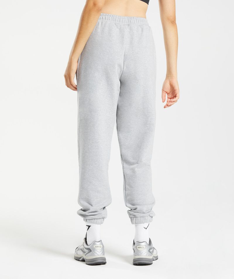 Women's Gymshark Rest Day Sweats Joggers Light Grey | USA  9463-LFBEN