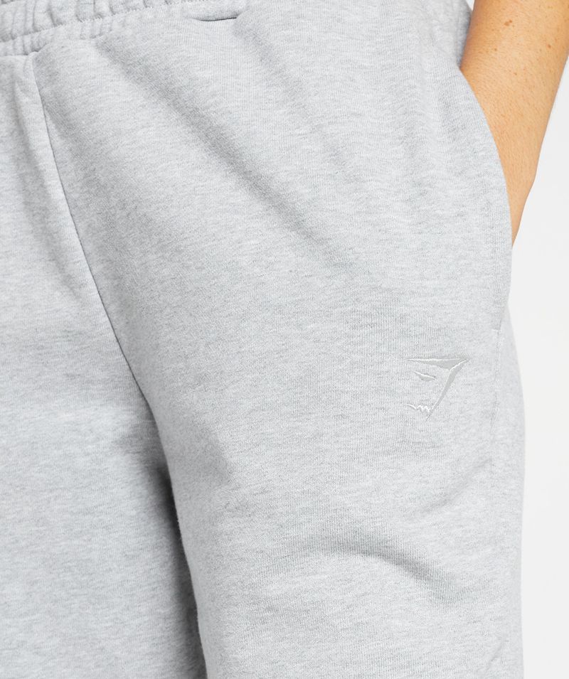 Women's Gymshark Rest Day Sweats Joggers Light Grey | USA  9463-LFBEN