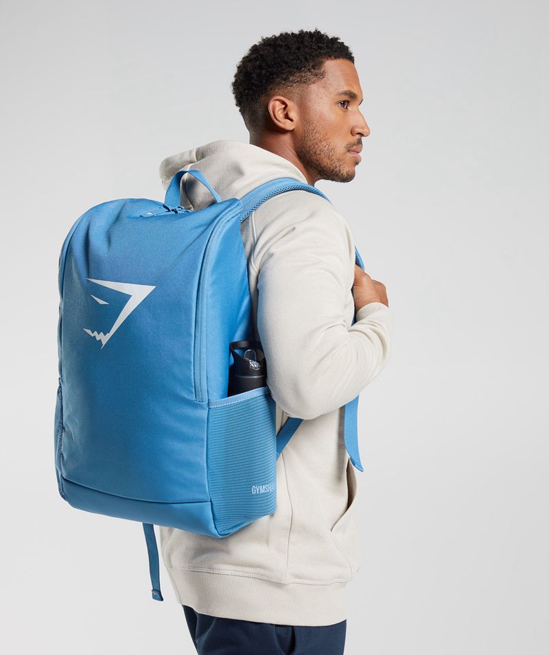 Women's Gymshark Sharkhead Backpack Blue | USA  9561-UTYLW