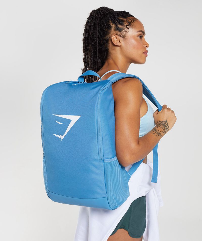 Women's Gymshark Sharkhead Backpack Blue | USA  9561-UTYLW