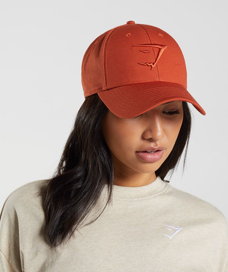 Women's Gymshark Sharkhead Caps Red | USA  4206-KSWEQ