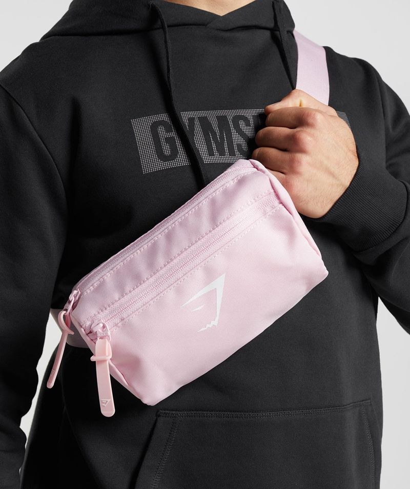 Women's Gymshark Sharkhead Cross Body Bags Pink | USA  1523-NZUYJ