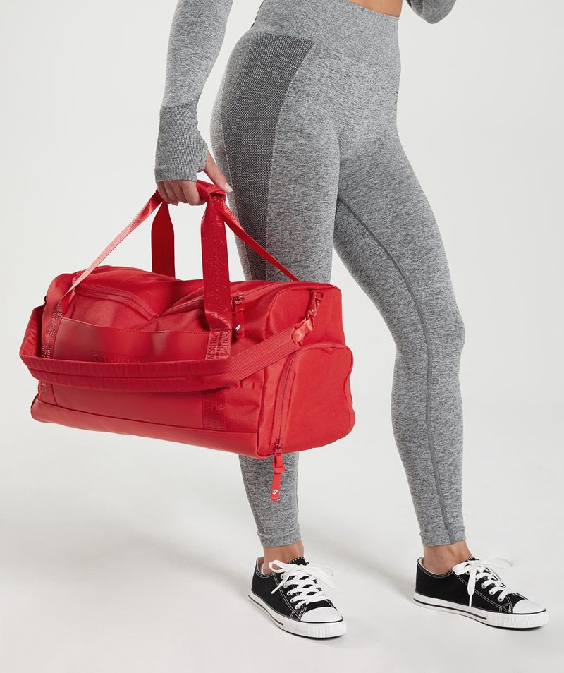 Women's Gymshark Small Everyday Holdall Bags Red | USA  7615-BQKFP