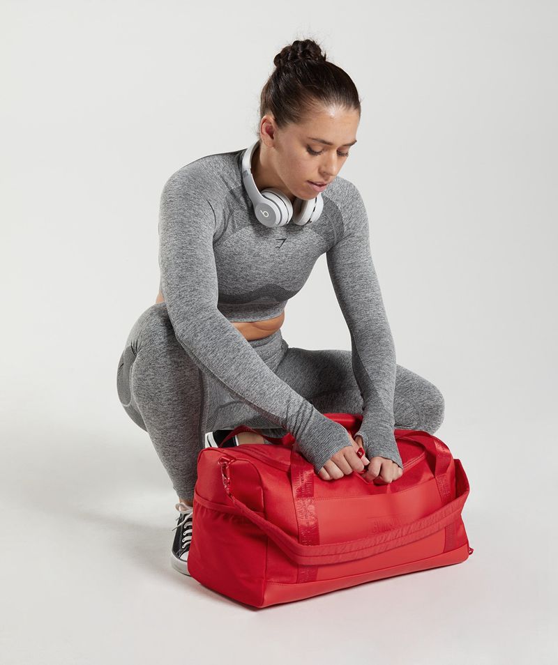 Women's Gymshark Small Everyday Holdall Bags Red | USA  7615-BQKFP