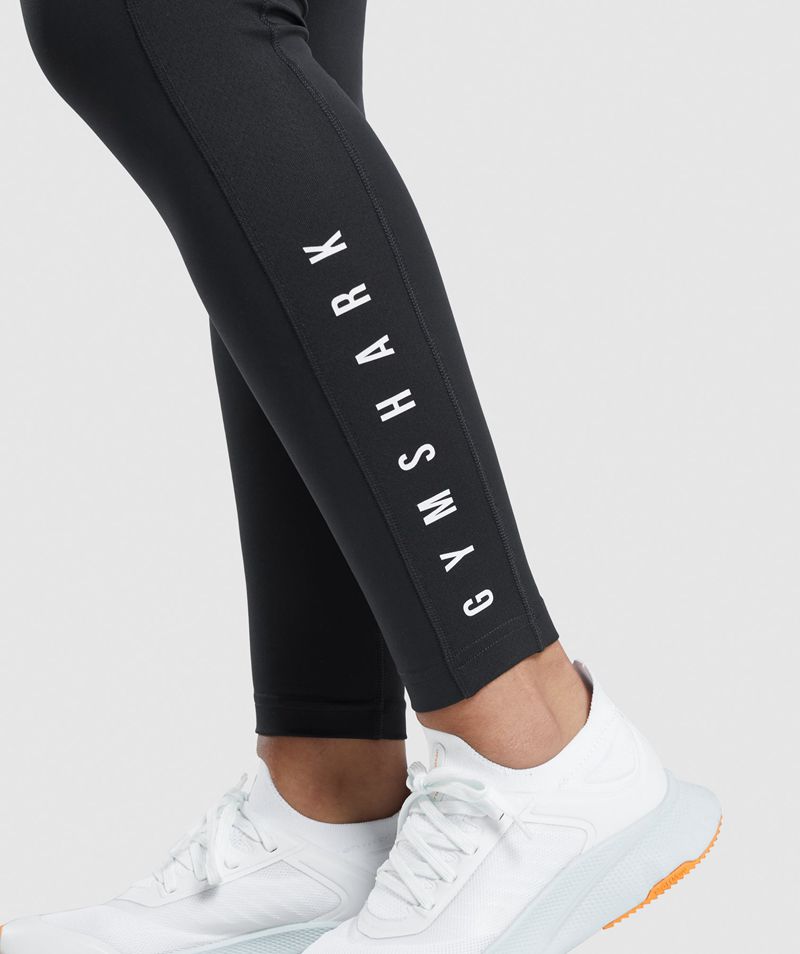 Women's Gymshark Sport Leggings Black | USA  2874-VCOYF