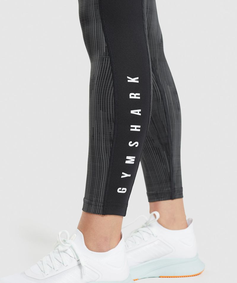 Women's Gymshark Sport Leggings Black | USA  8976-DLFBG