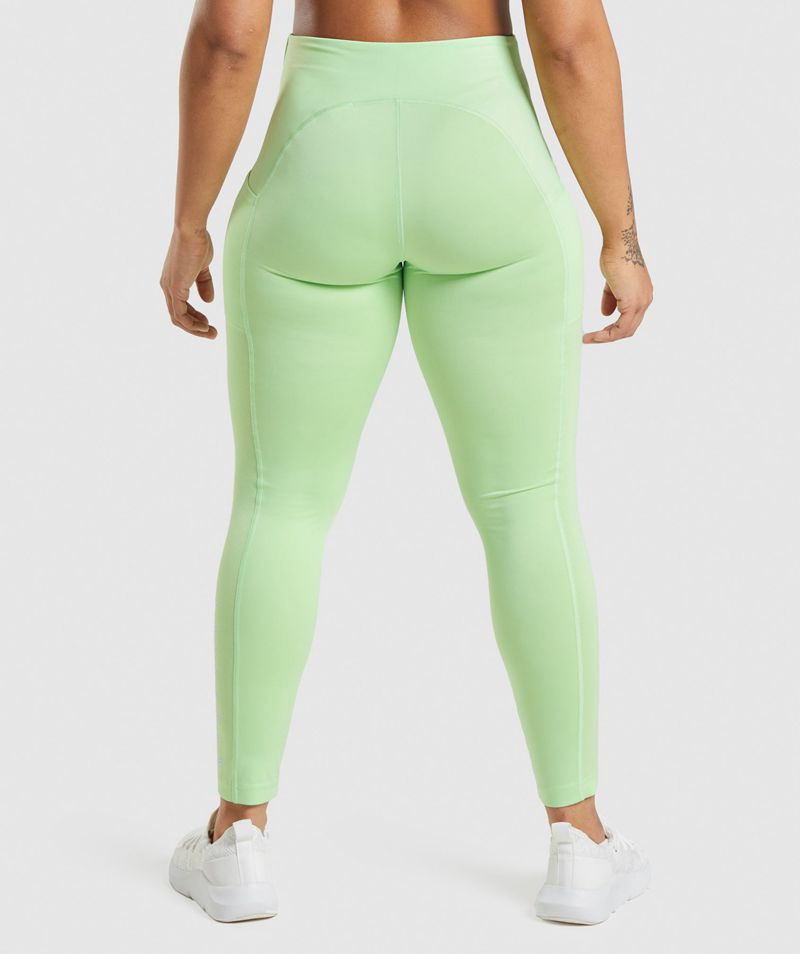 Women's Gymshark Sport Leggings Green | USA  2631-APEUQ