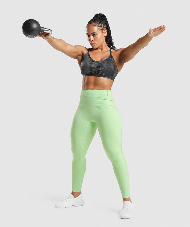 Women's Gymshark Sport Leggings Green | USA  2631-APEUQ