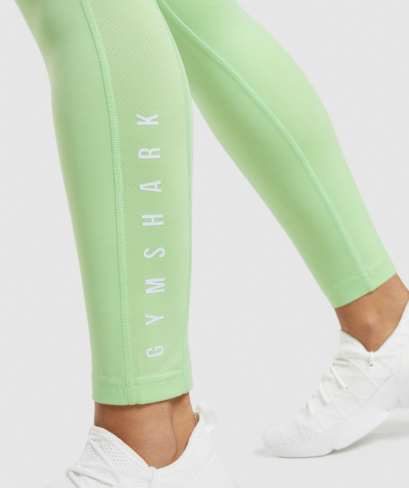 Women's Gymshark Sport Leggings Green | USA  2631-APEUQ