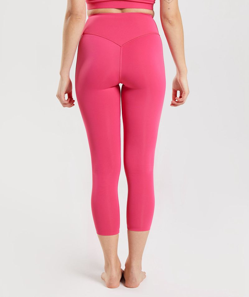 Women's Gymshark Studio 7/8 Leggings Pink | USA  2791-UPWMF