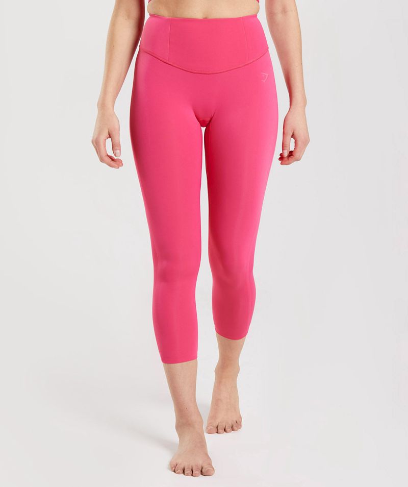 Women\'s Gymshark Studio 7/8 Leggings Pink | USA  2791-UPWMF