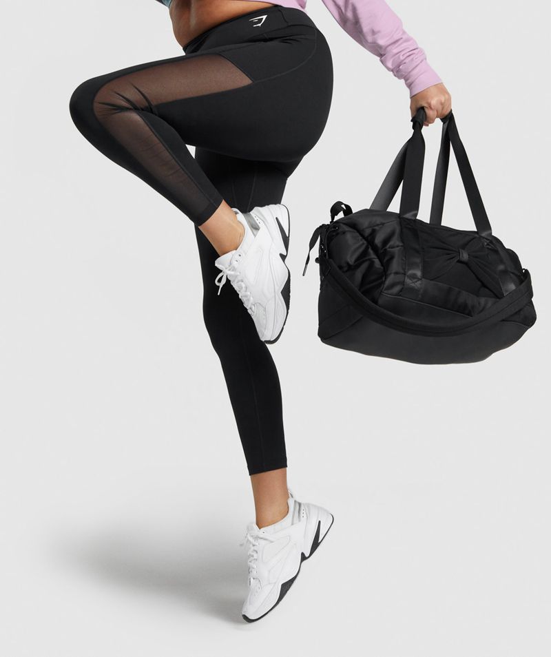 Women's Gymshark Studio Gym Bags Black | USA  5376-EFRWK